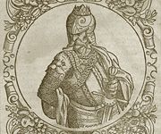 Grand Duke of Lithuania Gediminas - engraving of XVII ct.