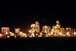 An oil refinery in Mina-Al-Ahmadi, Kuwait