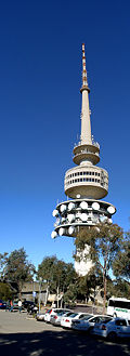 Telstra Tower is a landmark and tourist attraction in addition to providing telecommunications.
