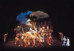 La Bayadere, Grand Russian ballet premiered in 1877.