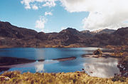 Lacs en miroir (Mirrored lakes) in Cajas National Park.