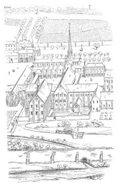 Cîteaux Abbey in the sixteenth century.