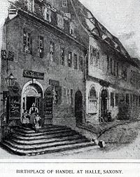 House in Halle where Handel was born