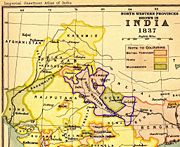 The North West Provinces in 1837, the year that Muir arrived there.
