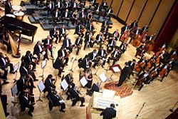 A chamber orchestra