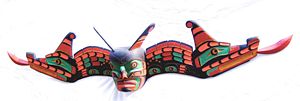 Kwakwaka'wakw cedar sisiutl mask.