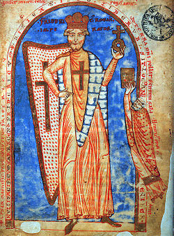 Frederick Barbarossa in a thirteenth century chronicle