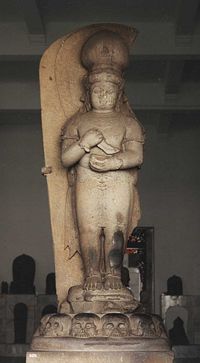 A statue believed to be a portrayal of  Adityawarman, founder of a Minangkabau kingdom.