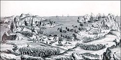 The descent of the French on St. John's, Newfoundland, 1762