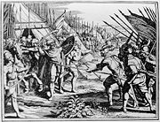 The murdering of Michael the Brave at Câmpia Turzii, 1601