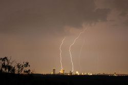 Oklahoma is located in a climate prime for thunderstorm development.
