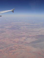 Flying over western New South Wales.