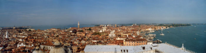 View of Venice from St Mark's Campanile.