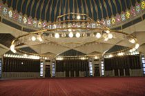Inside King Abdullah Mosque