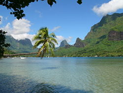 Cook Bay on Moorea, French Polynesia