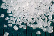Magnification of typical table sugar