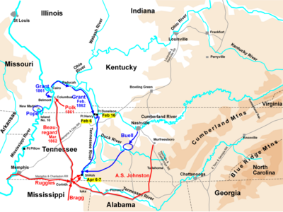 Western Theater in early 1862.