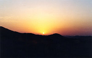 Saudi Arabian Desert, August 2006.