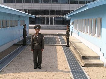 Korean demilitarized zone on the North Korean side.