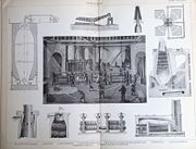 How iron was extracted in the nineteenth century.