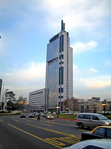 Buildings in Santiago de Chile.