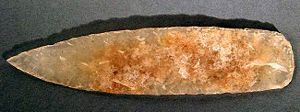 Chalcedony knife, 1000-1200 C.E.