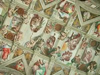 The ceiling after restoration
