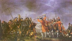 Battle of Culloden, during Jacobites rising, 1745-1746.