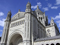 Exterior of the Basilique Sainte-Thérèse de Lisieux