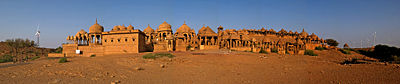 Bada Bagh Panorama in the afternoon