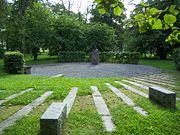 Folke Bernadotte memorial in Uppsala, Sweden.