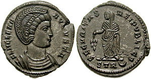Helena on a coin.