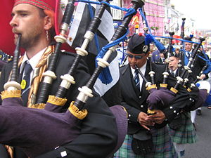 Bagpipes are popular in parades and festivals around the world.