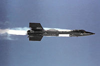 The X-15 in flight