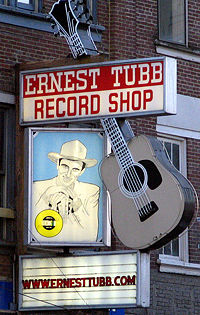 Ernest Tubb's famous record shop in Nashville
