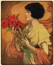 Julia; frontispiece of a 1922 New York publication of Gentle Julia, by Booth Tarkington.