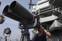 Naval ship binoculars.