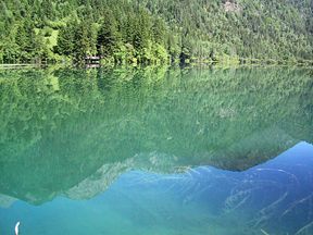 Mirror Lake in Jiuzhaigou Valley