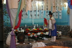 Representation of a shaman kut ceremony.