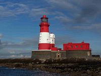 This is the lighthouse where and her father were stationed when she performed her legendary rescue