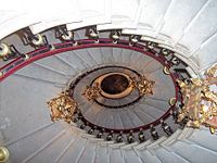 Staircase designed by Andrea Palladio in Castello di Duino