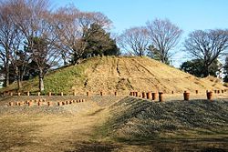 Noge-Ōtsuka Kofun tumulus, Tokyo, early fifth century.