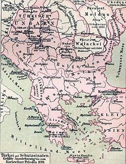 The Balkans in 1699