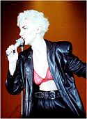 Annie Lennox of Eurythmics.