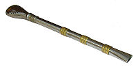 A typical bomba / bombilla or straw