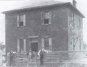 Cherokee Nation Courthouse in Tahlequah, Oklahoma, mid-nineteenth century