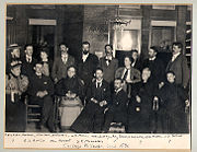 The "Chicago Club" including Whitehead, Mead and Dewey. Pragmatism is sometimes called American Pragmatism because so many of its proponents were and are Americans.