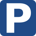 The symbol used to represent parking areas.