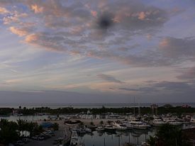 Sunset viewed from Turtle Cove