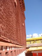The outer walls of the Red Palace.